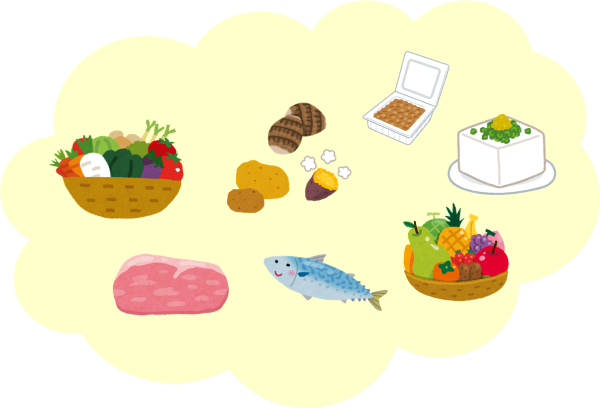 カリウムを多く含む食品