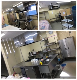 新しい厨房が完成しました！