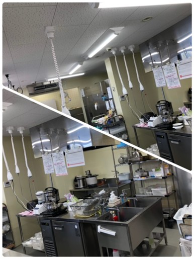 新しい厨房が完成しました！