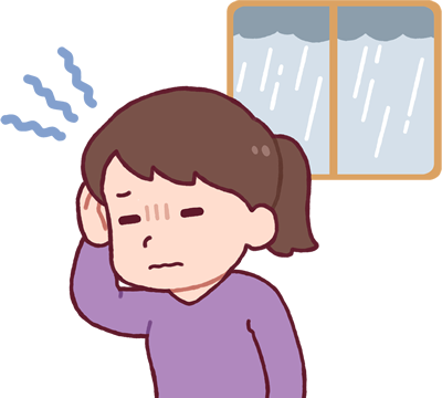 梅雨時期の不調について